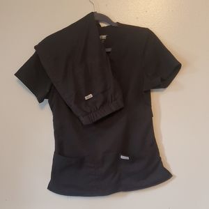 Grey's Anatomy classic Black Scrubs, small